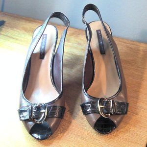 Black & Brown 3 inch heels